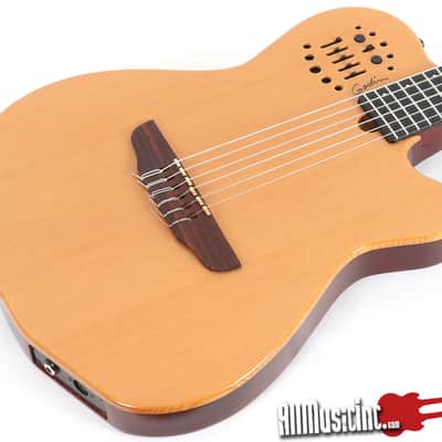 Godin Multiac ACS SA Nylon String 13-Pin Natural Acoustic Electric Guitar w/ Gig Bag image 3