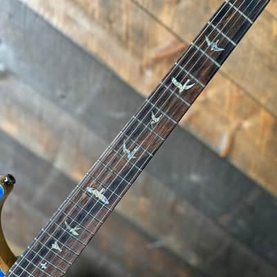 PRS Wood Library Custom 24 Flame Top  Brazilian Rosewood Fretboard!  - Aquamarine 411452 image 6