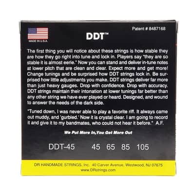 DR DDT-45 Drop Tuning Bass Guitar Strings gauges 45-105 image 2