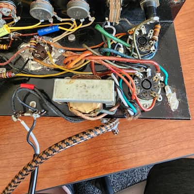 1950s Valco/Oahu yellow sunshine 1x8 amplifier image 9