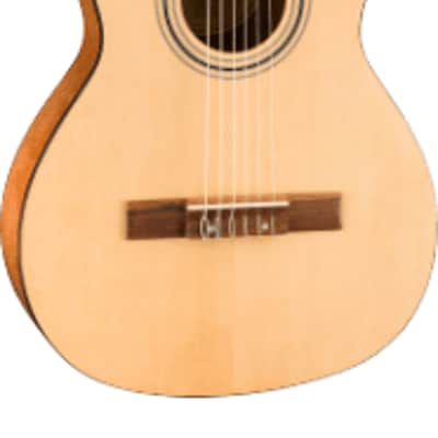Fender CN-30 Nylon Acoustic Guitar. 3/4 size, Walnut Fingerboard, Natural image 3