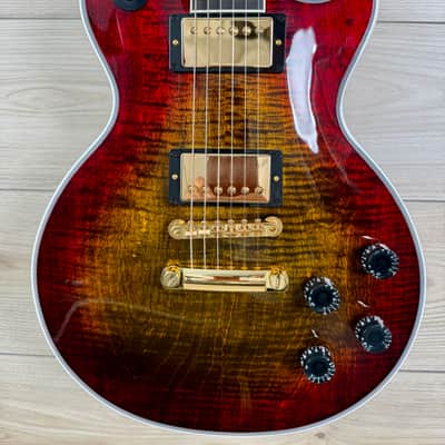 Gibson Custom Les Paul Axcess Custom Figured Top Electric Guitar - Bengal Burst #2116 image 1