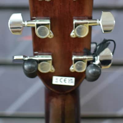 Fender Classic Design CD-60SCE Dreadnought Natural Mahogany Electro Acoustic Guitar image 5