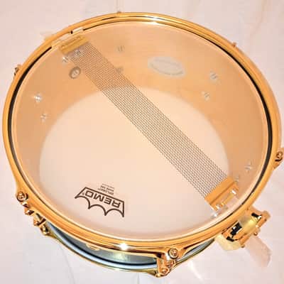 VEX/MARTIALPERCUSSION PARTS CUSTOM SATIN BRASS TRIMMED SNARE DRUM  2024 - DARK SATIN -FREE SHIP TO CUSA! image 9