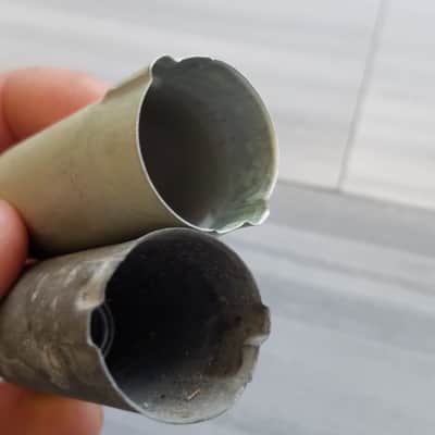 Cinch Pair (2) Tube Shields EL84 9-pin J-Slot J62-139 Vintage Vacuum 1950s-1960s image 6