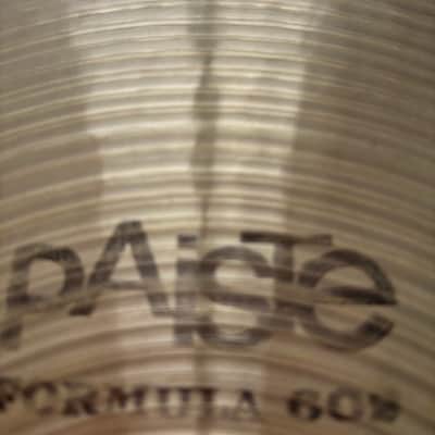 Paiste Formula 602 22" Medium Ride 1976 image 4