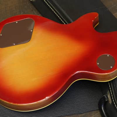 1973 Gibson Les Paul Deluxe Electric Guitar Cherry Sunburst + OHSC image 12