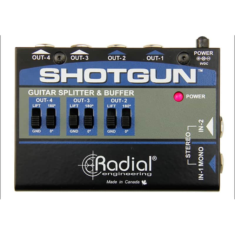 Mint Radial Engineering Tonebone Shotgun 4-Ch Amp Driver Guitar Level Signal Buffer image 1