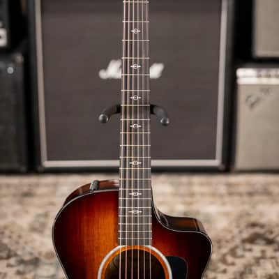 Taylor 222ce-K DLX Grand Concert Hawaiian Koa Acoustic/Electric Guitar - Shaded Edge Burst with Hardshell Case image 4