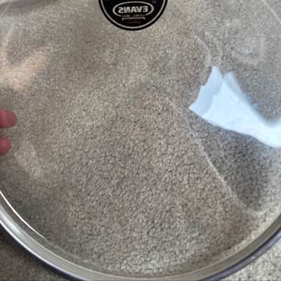 Tama One Each G1 and G2 Evans Clear 10”Tom Drum Head image 5