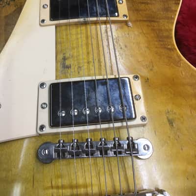 Gibson Les Paul traditional left handed 2019 Lemon burst relic image 7