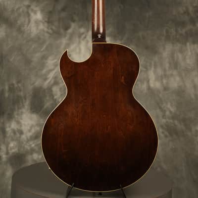 1956 Gibson ES-225 T Sunburst with original Brown hardshell case image 18