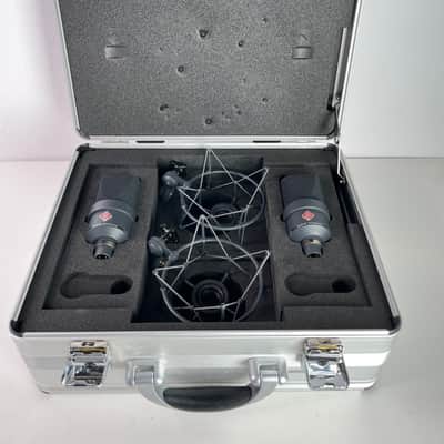 Neumann TLM 103 mt Large Diaphragm Cardioid Condenser Microphone Stereo Pair 1997 - Present - Matte Black image 2