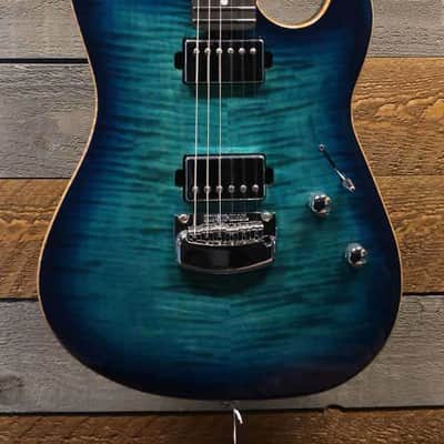 Ernie Ball Music Man Sabre HT Yucatan Blue H06596 7.49lbs image 1