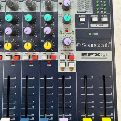 SOUNDCRAFT EFX8 - Mix 12 voies+effets lexicon image 2