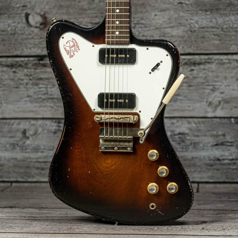 Gibson Custom Shop "Greatest Hits: Volume II Collection" Murphy Lab Light Aged 1965 Non-Reverse Firebird Reissue P-90 - Vintage Sunburst image 1