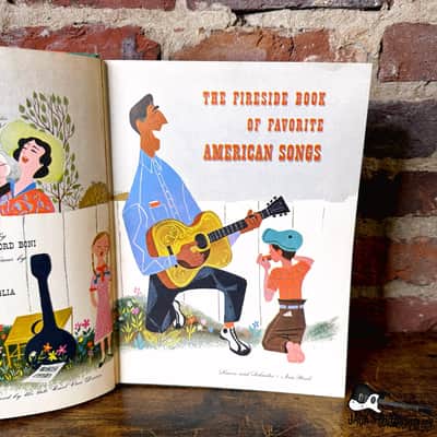 Fireside Book Of Favorite American Songs (Boni Lloyd Battaglia - 1950s) image 2