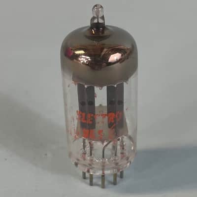 1958 RCA 12AU7 ECC82 Vintage Long Plate Ribbed Made In USA Preamp Tube! T122 image 1