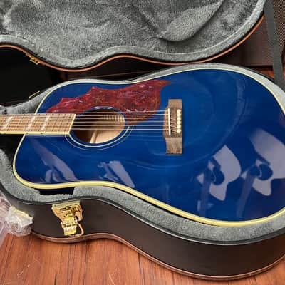 Epiphone Miranda Lambert Signature Bluebird Acoustic Electric Guitar- Bluebonnet w/Hard case. New! image 21