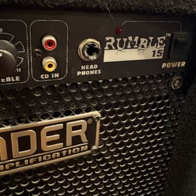 Fender Rumble 15 15-Watt 1x8" Bass Combo 2000s - Black image 4