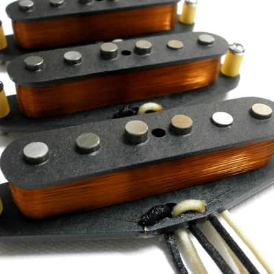 Stratocaster 1954 Pickups VINTAGE CORRECT Alnico III A3 Set HandWound Fits 50s Fender Strat 1950s 54 55 56 Q image 10
