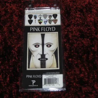 new in package (old stock) A+ Perri's Leather Ltd. / Perri's 12 Pack Of Pink Floyd Guitar Picks - Med Gauge - Celluloid Plastic, 351 shape - but slightly curved (LP12-PF1) LP12PF1 image 19