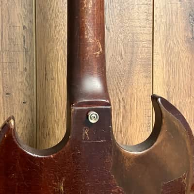 Gibson EB-3 Vintage SG Bass 1969 Walnut headstock repair EB3 image 10