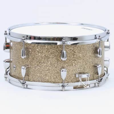 TreeHouse Custom Drums 6½x13 8-ply Maple Snare Drum - Ginger Glass Glitter image 4