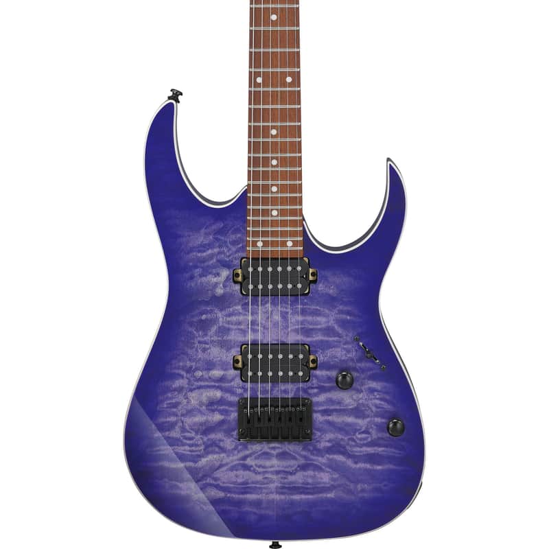 Ibanez RG421QMCBB RG Standard Guitar - Cerulean Blue Burst image 1