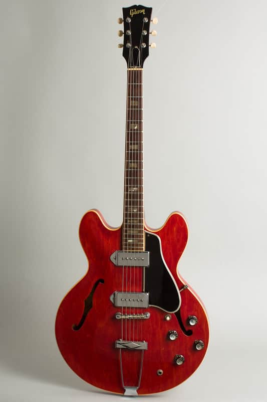 Immagine Gibson  ES-330TDC Thinline Hollow Body Electric Guitar (1966), ser. #847022, molded plastic hard shell case. - 1