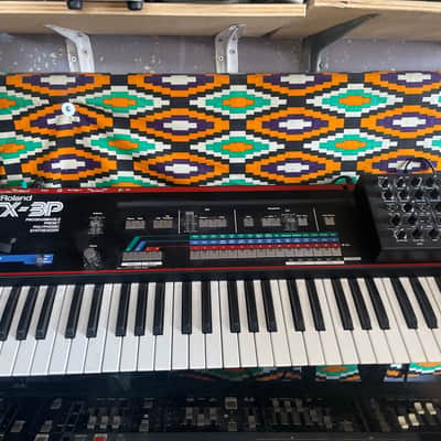 Roland JX-3P 61-Key Programmable Preset Polyphonic Synthesizer with DT-200 Programmer 1983 - 1985 - Black