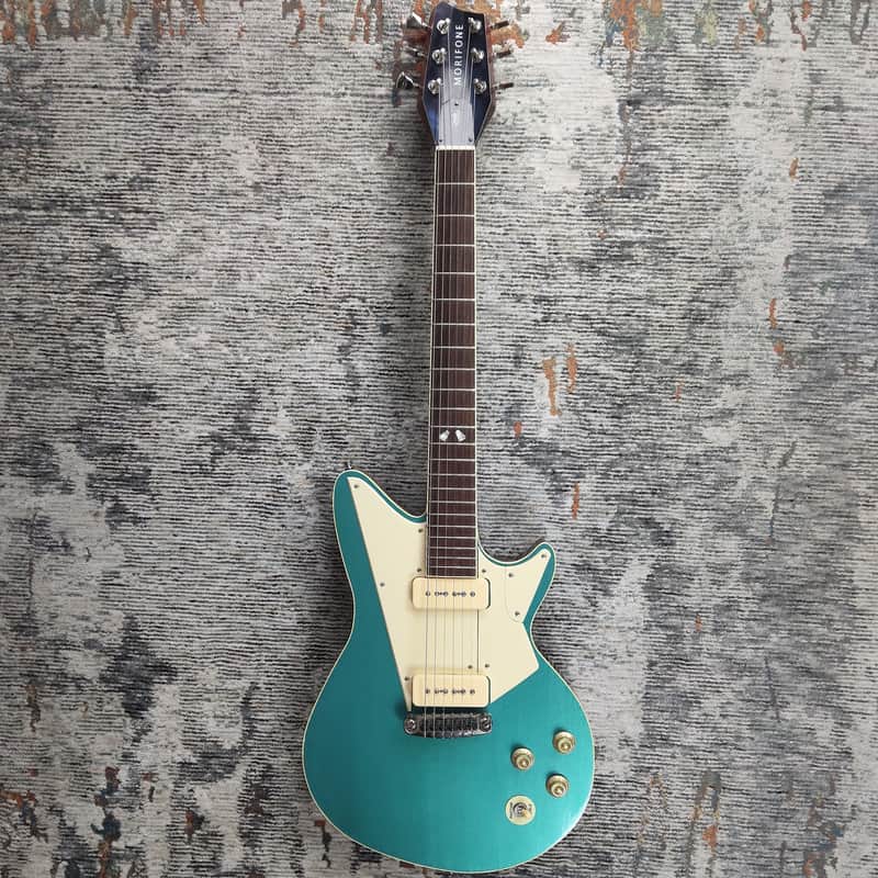 Morifone Spada - Aileron™ Headstock - Les Paul/Offset hybrid shape - Fralin P-90s - Baseball bat neck image 1