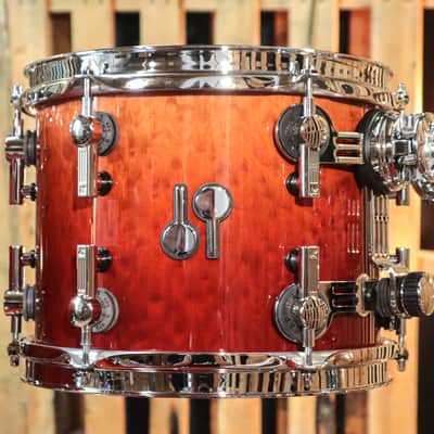 Sonor SQ2 Medium Maple Birdseye Sunburst Fade High Gloss Drum Set - 17x22,8x10,9x12,14x14,16x16 image 4