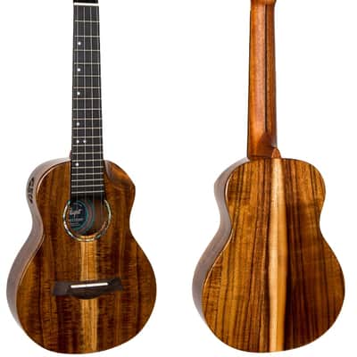 Flight Spirit EQ-A Concert Ukulele - Natural Acacia image 5