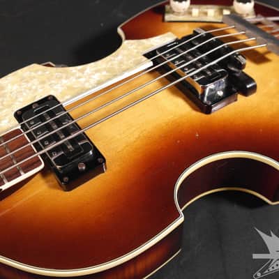 Hofner1968 500/1 Violin Bass Vintage Sunburst image 10