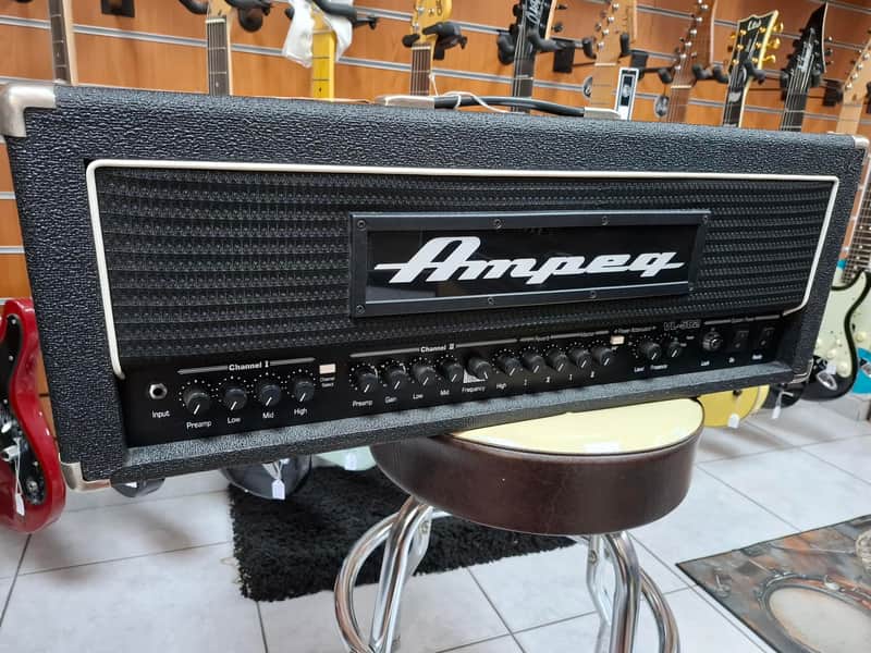 Ampeg VL502 Lee Jackson design 2-Channel 50-Watt Guitar Head 1991 - 1995 - Black image 1