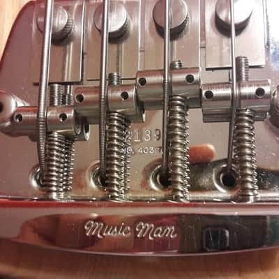 Music Man Stingray 1982 - Natural super rare 4 bolt Strings through image 9