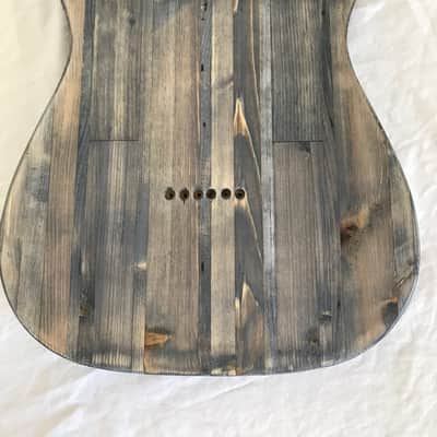Electric Guitar Body - Tele Style - Black Dye - 034 image 2