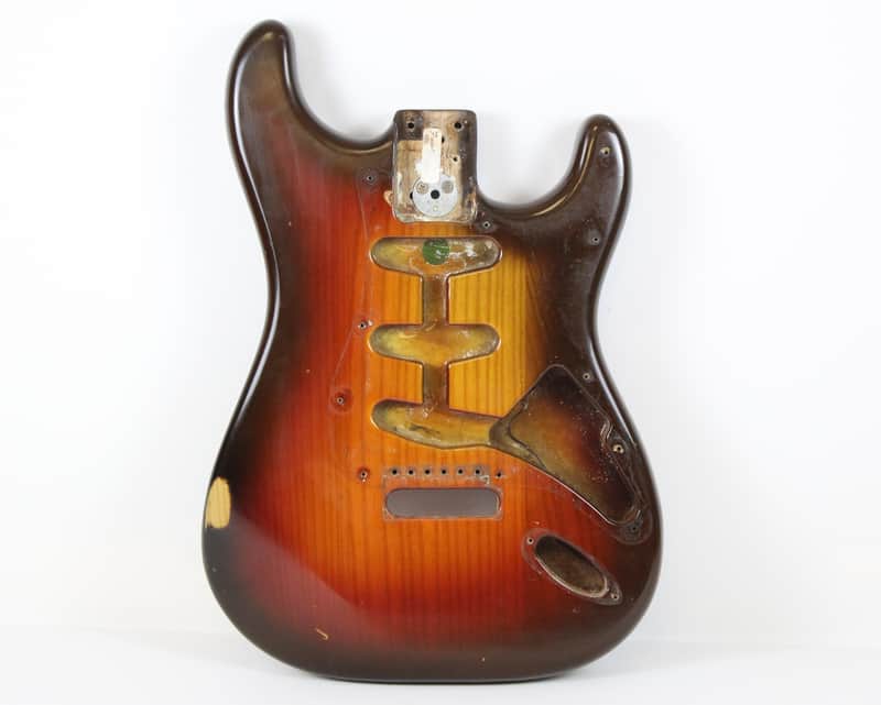 1979 Vintage Fender Stratocaster Sunburst BODY S9 Serial 1970s CBS Era USA Strat image 1