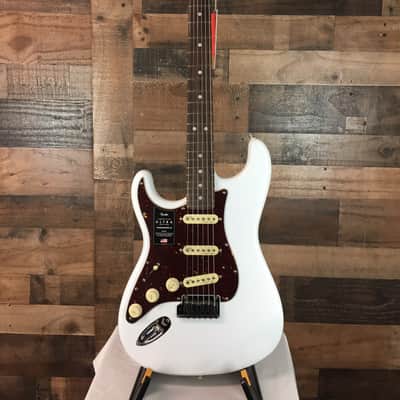 Fender American Ultra Strat LEFTY Arctic Pearl, Hard Case, Free Ship, 357 image 1