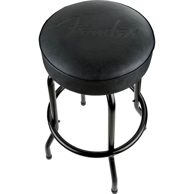 Fender Embossed Black Logo Barstool 30" image 1