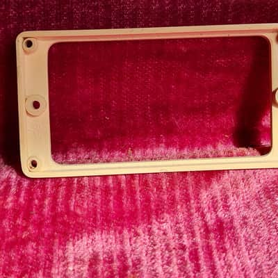 MINT 1958 Gibson Les Paul standard white pickup ring surround - ORIGINAL image 8