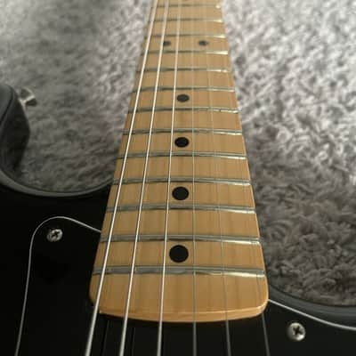 Fender Player Stratocaster Limited Edition MIM 2018 Black Maple Neck Guitar image 7