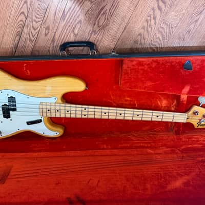 1972 Vintage Early CBS Fender Precision Bass Pbass - Natural image 1
