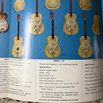 Dobro Catalog 1981 Model 27 60 66 90 Duolian 33 36 75 1000 114 15 12 image 2