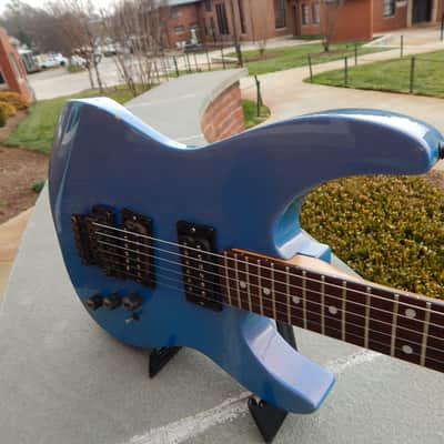 Kramer Pacer 1985 - Flip Flop Blue/Purple Tilted Bridge Pickup image 6
