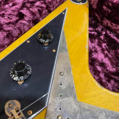 Gibson Custom Shop Master Artisan Collection Leo Scala Classic Black Flying V 2022 Korina image 10