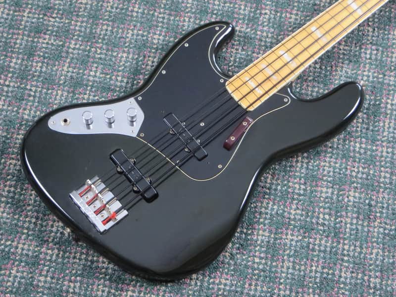 1975 Fender Jazz Bass Black Left Handed! Lefty, LH! image 1