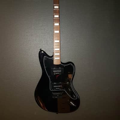 Squier Vintage Modified Baritone Jazzmaster with Rosewood Fretboard 2010s Black image 1