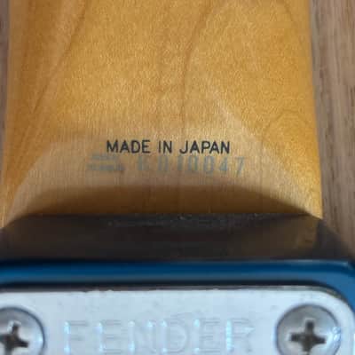 Fender ST-62 Stratocaster MIJ 1990-91 Baltic Blue with hardcase and 2 sets of pickups image 10